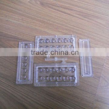 PMMA transparent streetlight lens