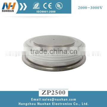 ZP2500 2000-3200V high power disc type ceramic rectifier diode 2500A