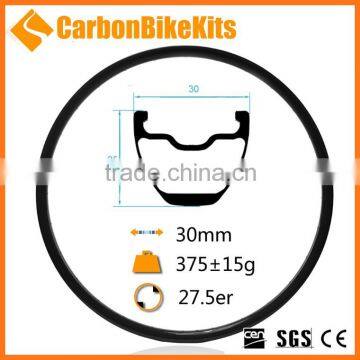 High Quallity CarbonBikeKits Tubeless Bead Hook 25mm u shape carbon 27.5 rims AM650-30