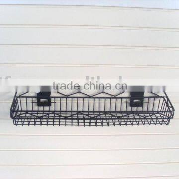 wall storage metal basket