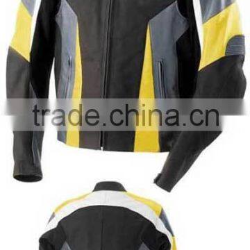 MEN'S LEATHER MOTORBIKE JACKETS