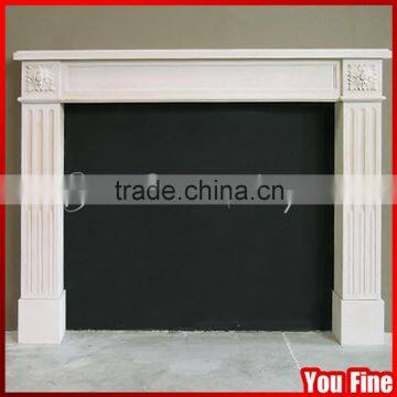 White Fireplace Mantel Simple Stone Fireplace Shelf