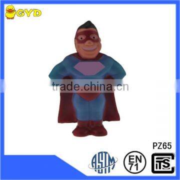 PU super man stress ball toy