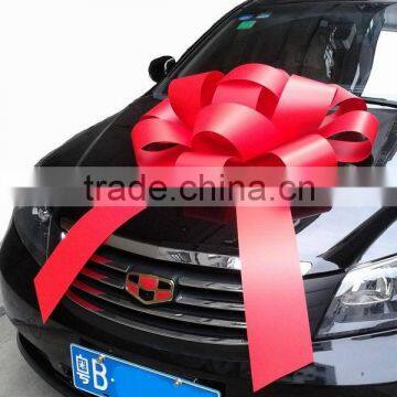 75cm Jumbo Red Auto Fair Decorative Bow for Wedding Decorations, Wedding Car Bow Deocrations