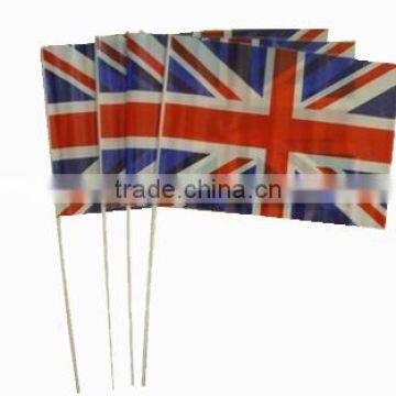 bob trading Polyester Hand flag best price cheap hand flags