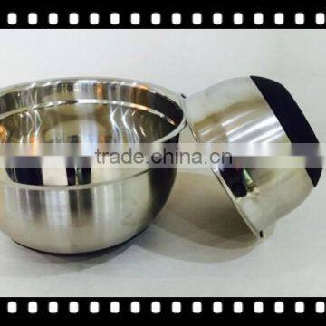 stainless steel silica gel Salad Bowl