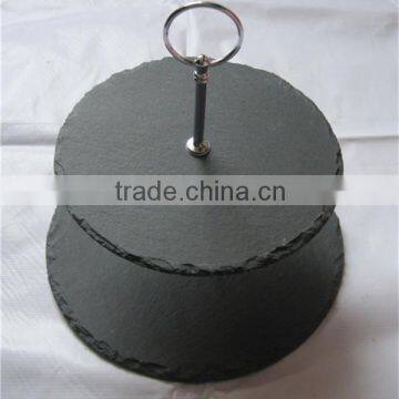 Eco-friendly Natural Slate Wedding Cake Stand