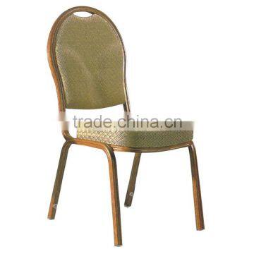 Factory Price Aluminum & Fabric Mould Foam Banquet Chair Stackable
