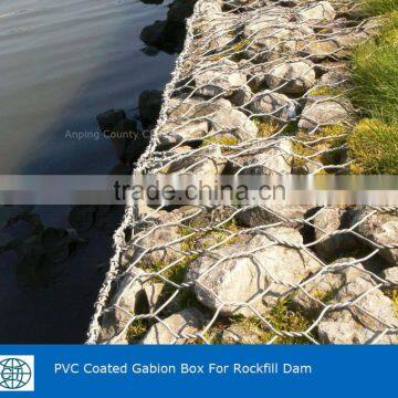 PVC Coated Hexagonal Gabion Mesh For Rockfill Dam photo-5