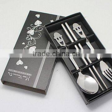 Stainless Steel Cutlery With Package for Student/Cutlery for Promotional Gift
