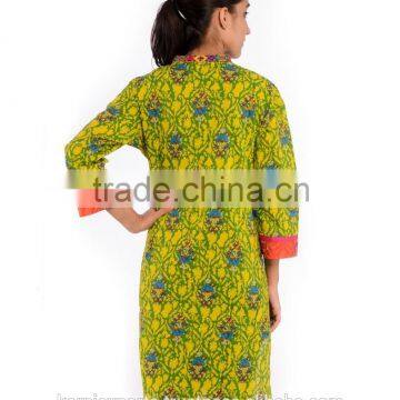 Bollywood style kurti Party Designer Cotton kurti tunic / beachweartunic