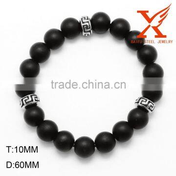 Top Quality European Small Agate Beads Bracelets Men Bracelet Accessorie Silver Bracelet 2016                        
                                                Quality Choice