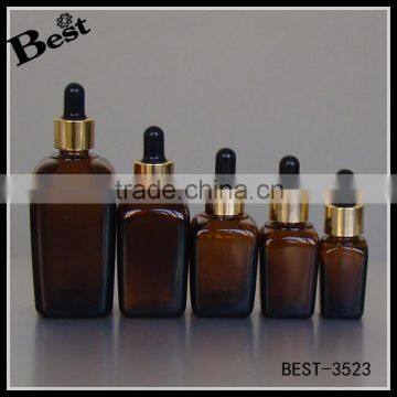 hot sale 5ml 10ml 15ml 20ml 30ml 50ml 100ml square glass dropper bottle                        
                                                                                Supplier's Choice