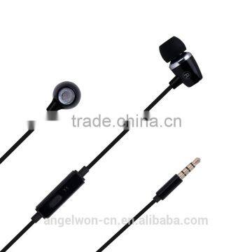 Hifi stereo mini wired metal earphone headset headphone with MIC