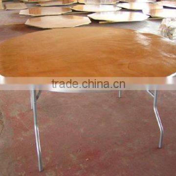 Aluminum Edging 5ft Wood Round Table