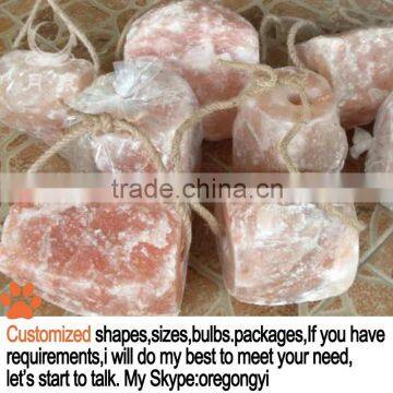 High Quality Natural Salt Licks for Animal 84 Minerals Natural Crystal Animal Feed Himalayan Salt Chunk Licks for Cow Horse photo-2