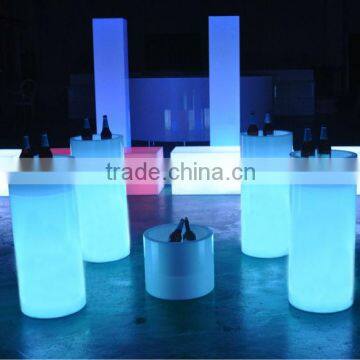 shanghai pub event rental acrylic Multi color change led ice bucket