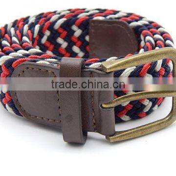 Braided Elastic Men belt Stretch man Belts