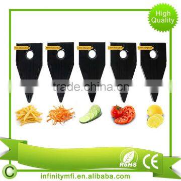 Professional V Blade Slicer INW1005B Black Recipes Vegetable Slicer Vegetable Cutter Julienne Chopper photo-5