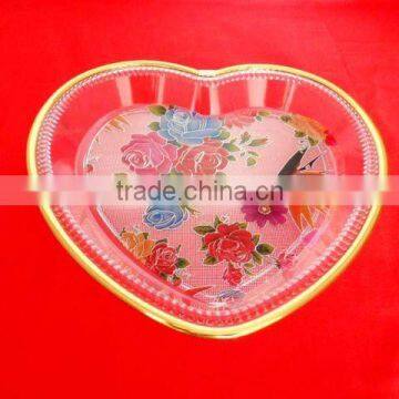 Heart Shape Plastic Fruit Dishes