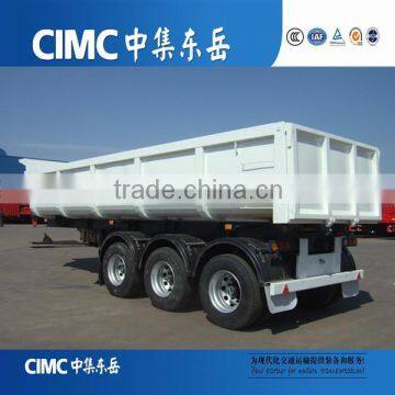 Cargo Box Tri Axle Hydraulic Cylinder Dump Truck Trailers photo-2