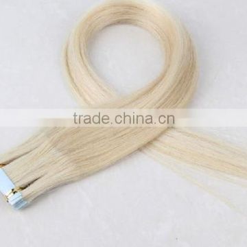 Grade AAAA Pu Tape Hair Extension Virgin Human Remy Hair Extension Peruvian Hair