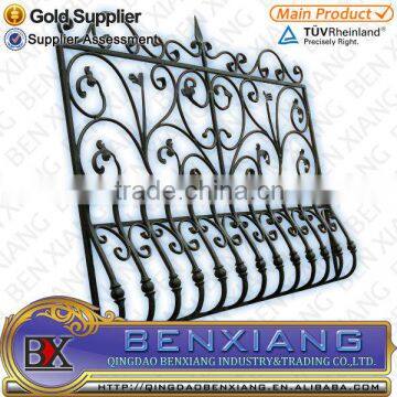 fence and iron main gate decorative part wrought iron basket wrought iron window grills