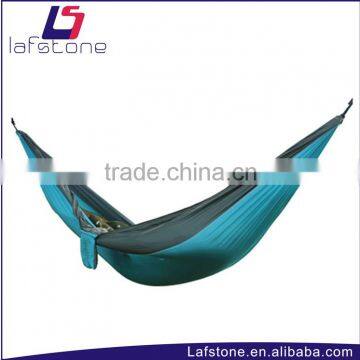 Lightweight portable nylon parachute hammock