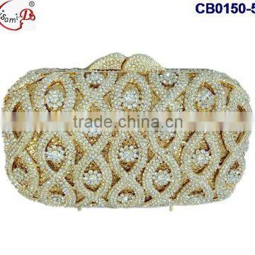 CB0150(1-10) 2016 New Design Hot Sale Elegant and Luxury Rhinestones African Handbag With Variety of Styles photo-5