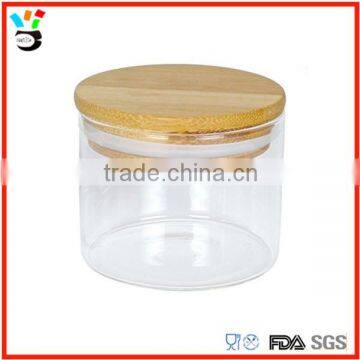 food storage jar borosilicate glass jar with lid 500ml