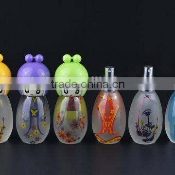 High-end dolls frosted glass bottle packing bottle of 20 ml electrochemical aluminum nozzle spray bottle