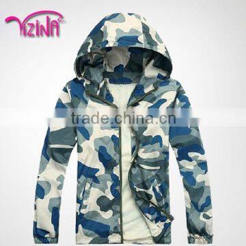 Wholesale fitted digital camo hoodie sweatshirt for men