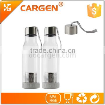 Custom logo 550ml sport plastic tea water bottle