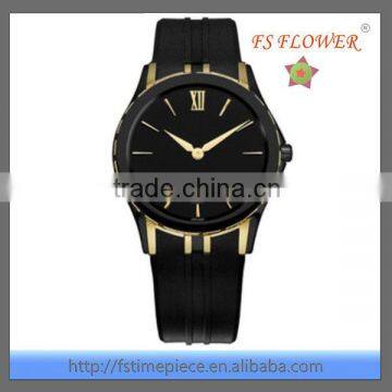 New Elegant Gents Wrist Watch For Men Silicone Watch Bands 2014 New Products