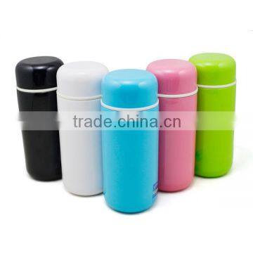200ML stainless steel 18/8 double wall pretty thermos flask