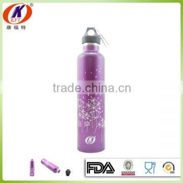 1 liter wide mouth stainless steel hot and cold water bottle