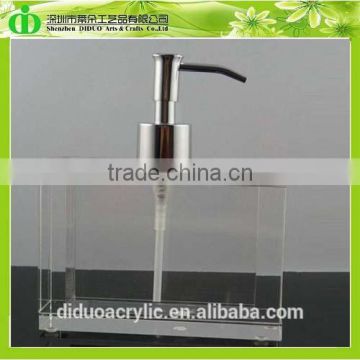 DDI-S020 Trade Assurance Clear Acrylic Lotion Bottle