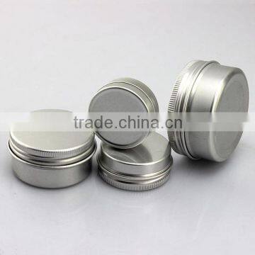 30 gram 1oz Wholesale empty aluminum cream jar/cosmetic cream aluminum jar