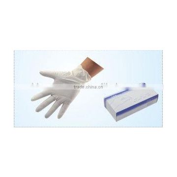 Latex examination gloves powder