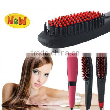 New Arrival China Manufacturer Hair Straightener Brush Straightener Comb With LCD Dispaly Different Colors Available