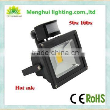 Factory price led sport ground flood light with sensor 20w 30w 40w 50w