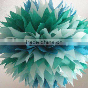 Christmas Tissue Small Paper Flowers photo-3