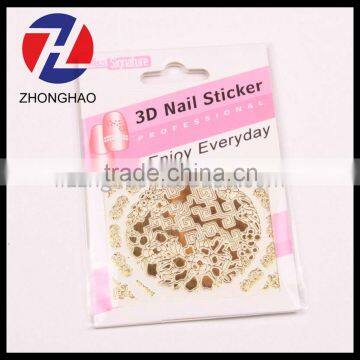 New product 3D pattern of many nail sticker