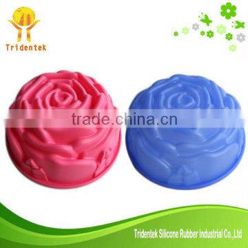 Food Grade Heat Resistance Silicone Rose Cakes Pans