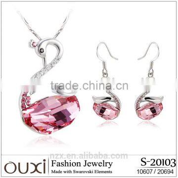 OUXI wholesale bridal artificial necklace sets S-20103