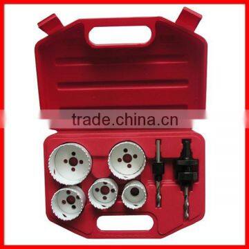 7pc Bi-Metal HSS Hole Saw Power Drill Bit Tool Set