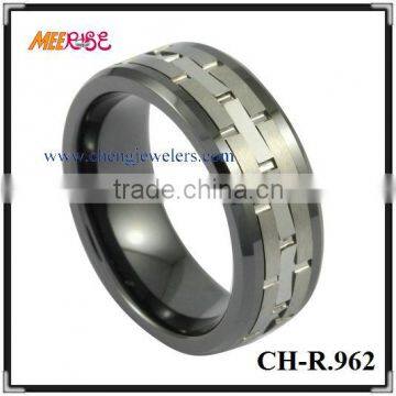 Tungsten and Ceramic Masonic Rings