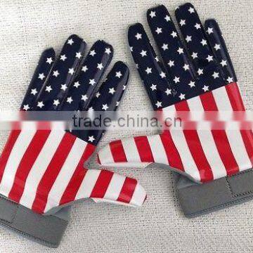 american football gloves/american gloves high quality embossed gloves