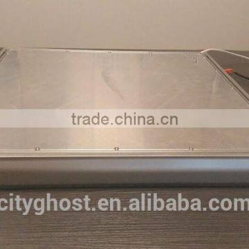 Frameless Patent Product Surface Mount 48W 0~10V/1~10V Dimming 595X595MM LED Ceiling Sky Panel With 3528 SMD LED photo-6