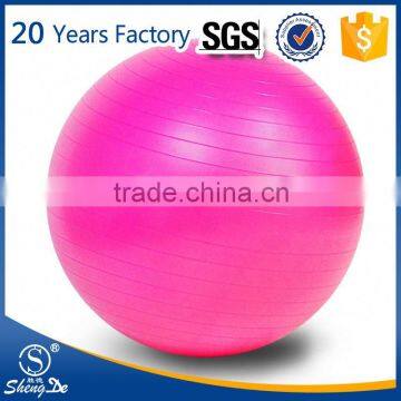 2016 yoga gym ball 65 cm with pump, wholesale pilates ball, balance ball with pump